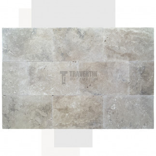Carrelage travertin CLASSIC MIX vieilli 40,6x61x1,2cm