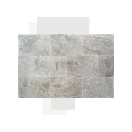 Carrelage travertin CLASSIC MIX vieilli 40,6x61x1,2cm