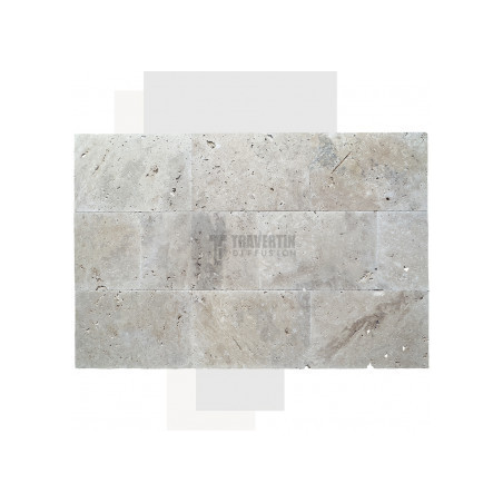 Carrelage travertin MIX 2CH vieilli 40,6x61x1,2cm