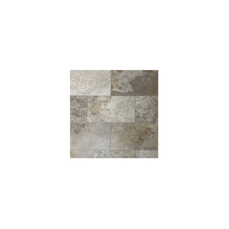 Carrelage travertin MIX COM 2 vieilli 40,6x61x1,2cm
