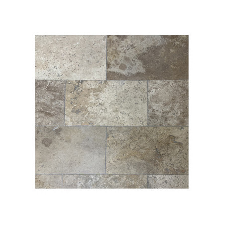 Carrelage travertin MIX COM 2 vieilli 40,6x61x1,2cm