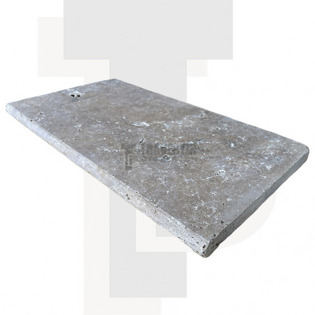 Marche Escalier en Travertin MIX 2CH vieillie BR 100x33x3cm