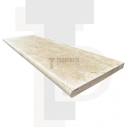 Marche Escalier en Travertin PREMIUM vieilli BR 100x33x3cm