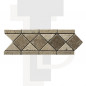 Frise travertin Beige/Noisette 10x29x1cm