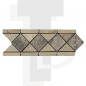 Frise travertin Beige/Gris 10x29x1cm