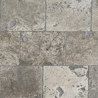 Pavé travertin MIX 2CH vieillie 15,3x15,3x3cm