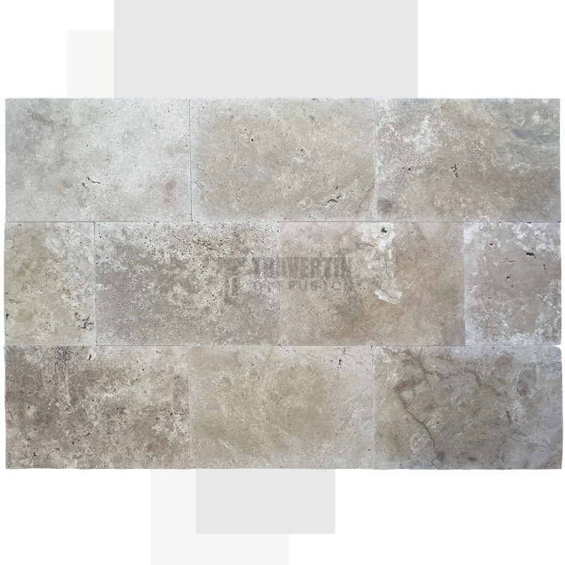 Carrelage travertin MEDIUM MIX 40,6x61x1,2cm