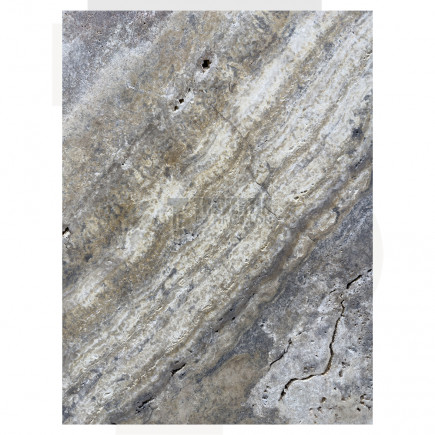 Carrelage travertin SCABOS vieilli Opus Romain ép.1,2cm