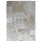 Carrelage travertin CLASSIC MIX vieilli Opus Château ép.1,5cm