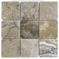 Petit carrelage travertin sol-mur Scabas 10x10x1cm