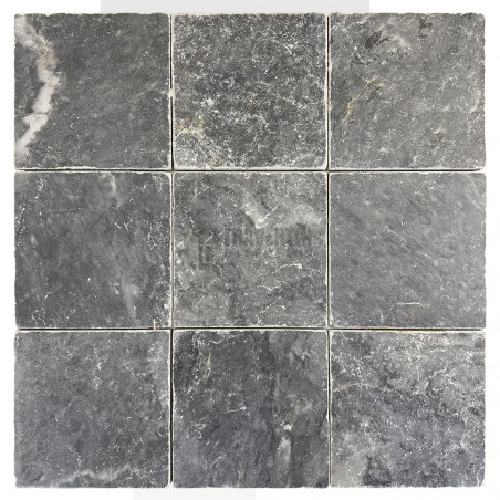 Petit carrelage marbre sol-mur Nero 10x10x1cm