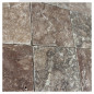 Petit carrelage travertin sol-mur Rouge 20x20x1cm