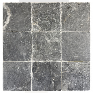 Petit carrelage marbre sol-mur Nero 20x20x1cm