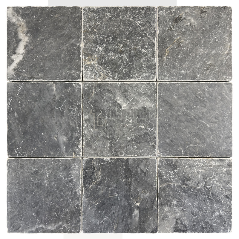 Petit carrelage marbre sol-mur Nero 20x20x1cm