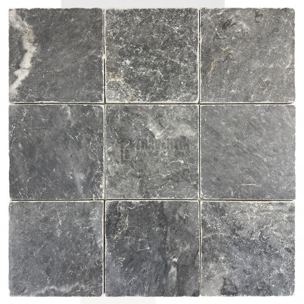 Petit carrelage marbre sol-mur Nero 20x20x1cm