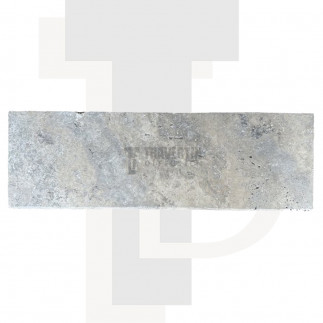 Marche escalier en Travertin SILVER vieilli BR 100x33x3cm