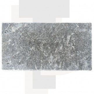 Margelle Piscine en Travertin SILVER Bord Rond 33x61x3cm