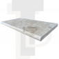 Margelle Piscine en Travertin PREMIUM Bord Rond 33x61x3cm