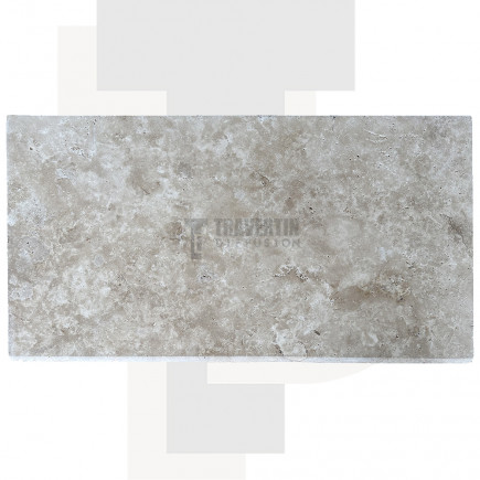 Margelle Piscine en Travertin PREMIUM Bord Rond 33x61x3cm