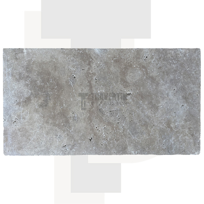 Margelle Piscine en Travertin CLASSIC MIX Bord Droit 33x61x3cm
