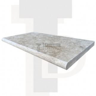 Margelle Piscine en Travertin CLASSIC MIX Bord Rond 33x61x3cm