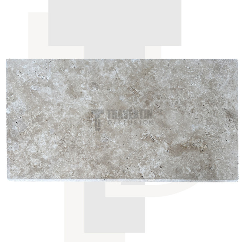 Margelle Piscine en Travertin CLASSIC MIX Bord Rond 33x61x3cm