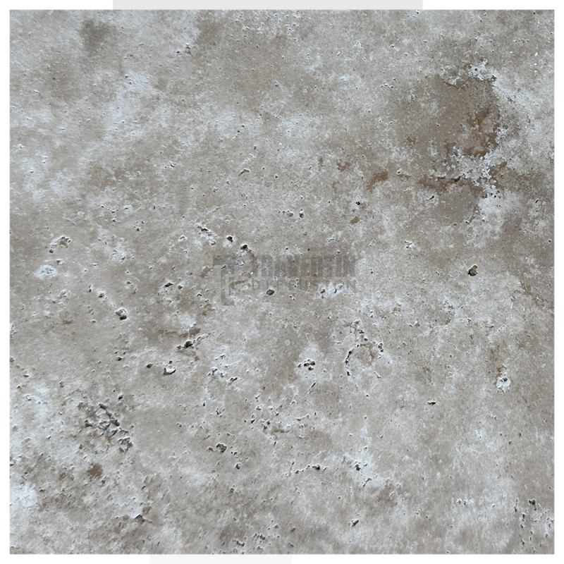 Margelle Piscine en Travertin CLASSIC MIX Bord Rond 33x61x3cm