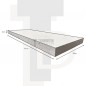 Margelle Piscine en Travertin MIX 2ème choix Bord Droit 33x61x3cm