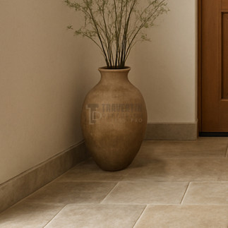Plinthe Travertin SCABOS 8x40,6x1,2cm - Pack de 10