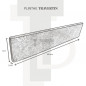 Plinthe Travertin SCABOS 8x40,6x1,2cm - Pack de 10