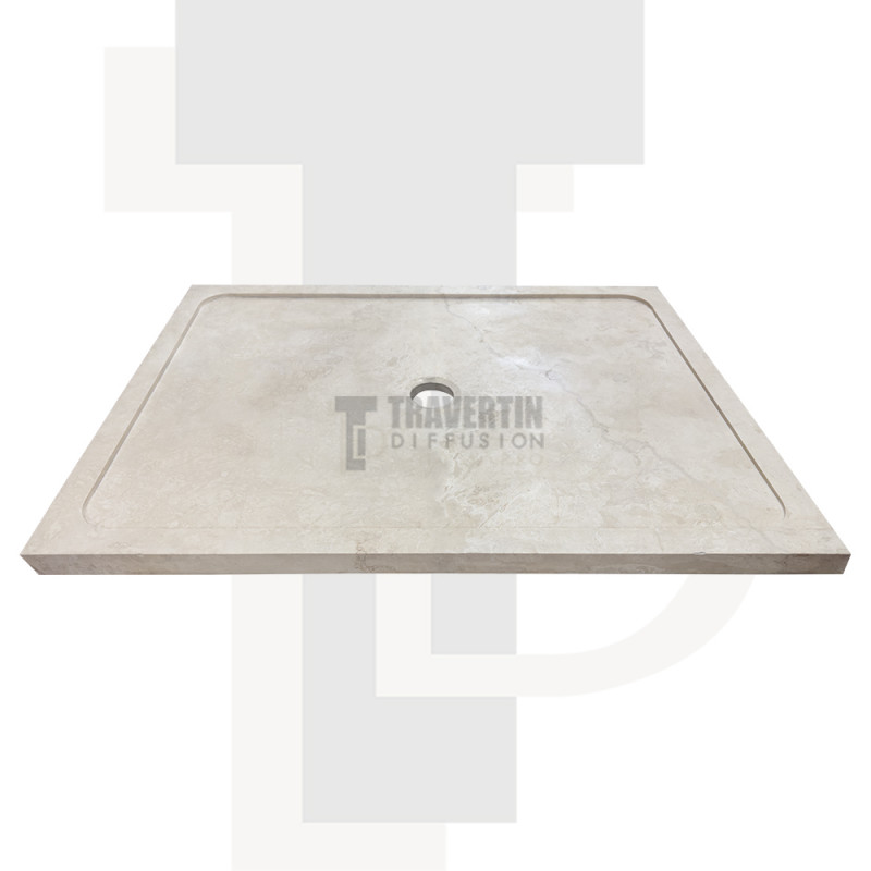 Receveur de douche travertin PREMIUM 90x120x5cm