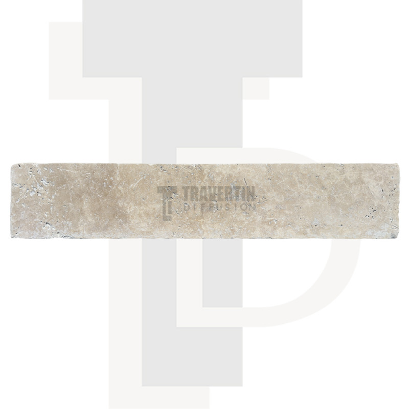 Bordure pierre travertin PREMIUM 50x10x5cm