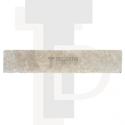 Bordure pierre travertin LIGHT MIX 50x10x5cm