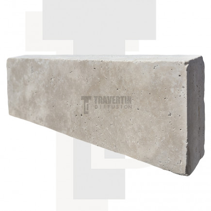 Bordure pierre travertin PREMIUM 50x15x5cm