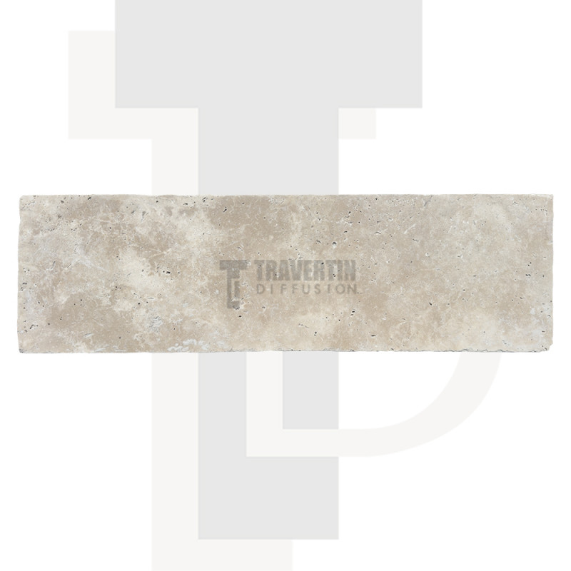 Bordure pierre travertin LIGHT MIX 50x15x5cm