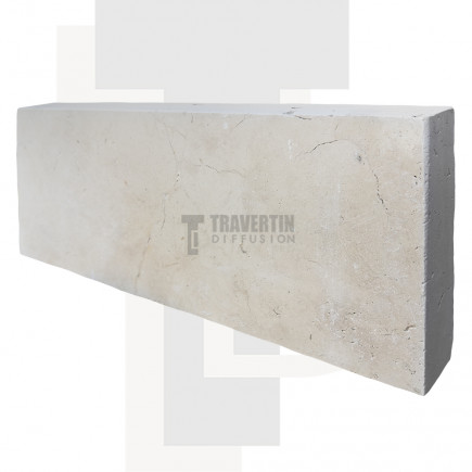 Bordure pierre travertin PREMIUM 50x20x5cm