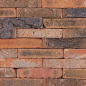Parement Brique rouge vieillie 23x5x2 cm
