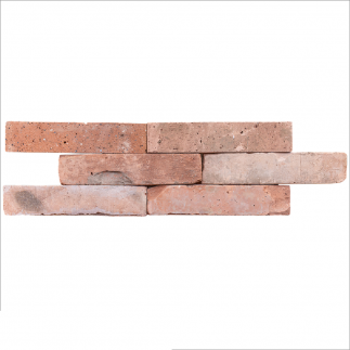 Parement Brique rouge vieillie 23x5x2 cm