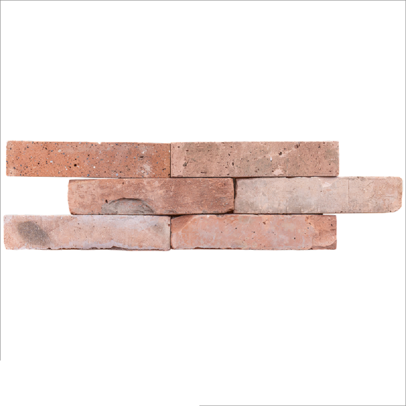 Parement Brique rouge vieillie 23x5x2 cm