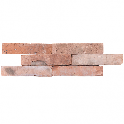 Parement Brique rouge vieillie 23x5x2 cm