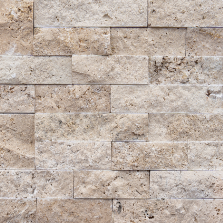 Parement Travertin CLASSIC MIX 15.2x61x2.2 cm