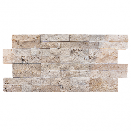 Parement Travertin CLASSIC MIX 15.2x61x2.2 cm