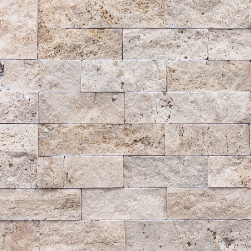 Parement Travertin LIGHT MIX 15.2x61x2.2 cm