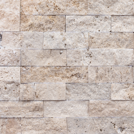 Parement Travertin LIGHT MIX 15.2x61x2.2 cm