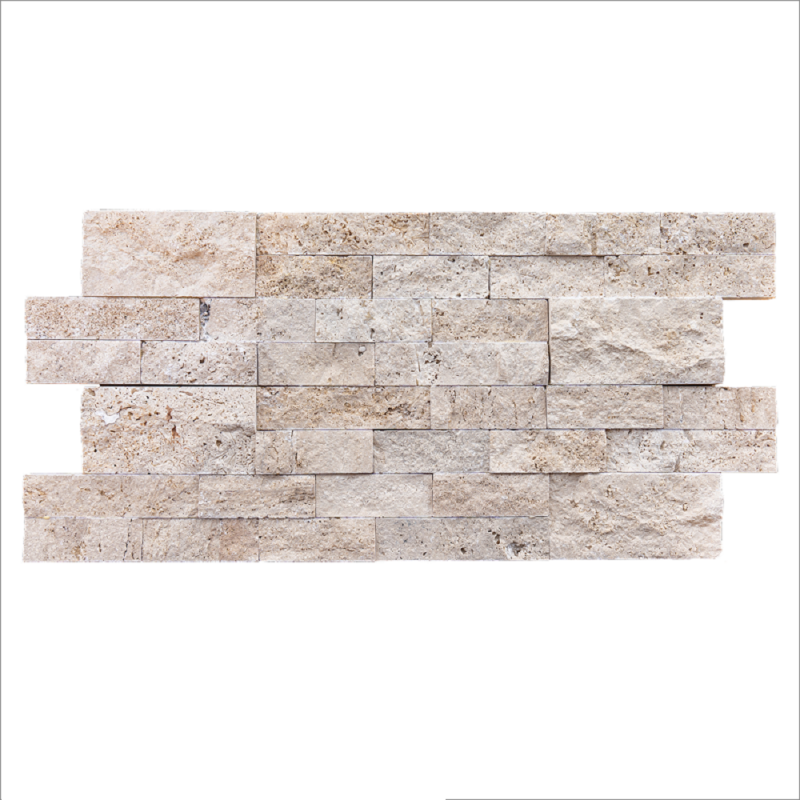 Parement Travertin LIGHT MIX 15.2x61x2.2 cm