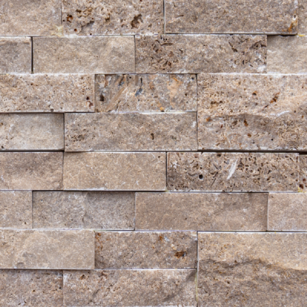 Parement Travertin NOCE 15.2x61x2.2 cm