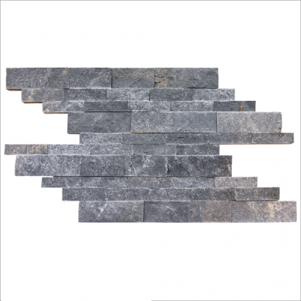 Parement Travertin MARBRE NOIR 18x50x2.2 cm