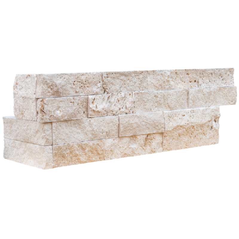 Angle Parement Travertin LIGHT MIX 15.2x61x2.2 cm