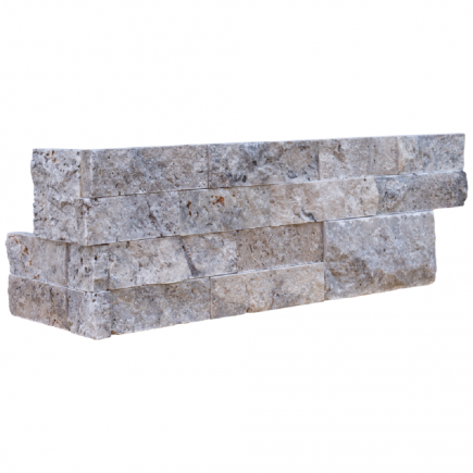 Angle Parement Travertin SILVER 15.2x61x2.2 cm