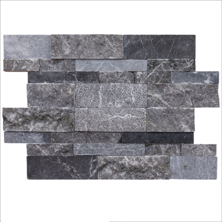 Parement London MIX BLACK 15x40x1.7 cm